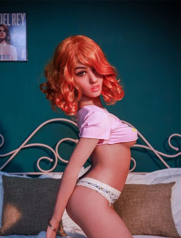 Luna Doll Kneeling on Bed – Front View