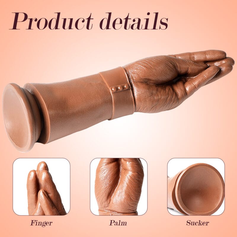 Close-Up of Fingers, Palm, Suction