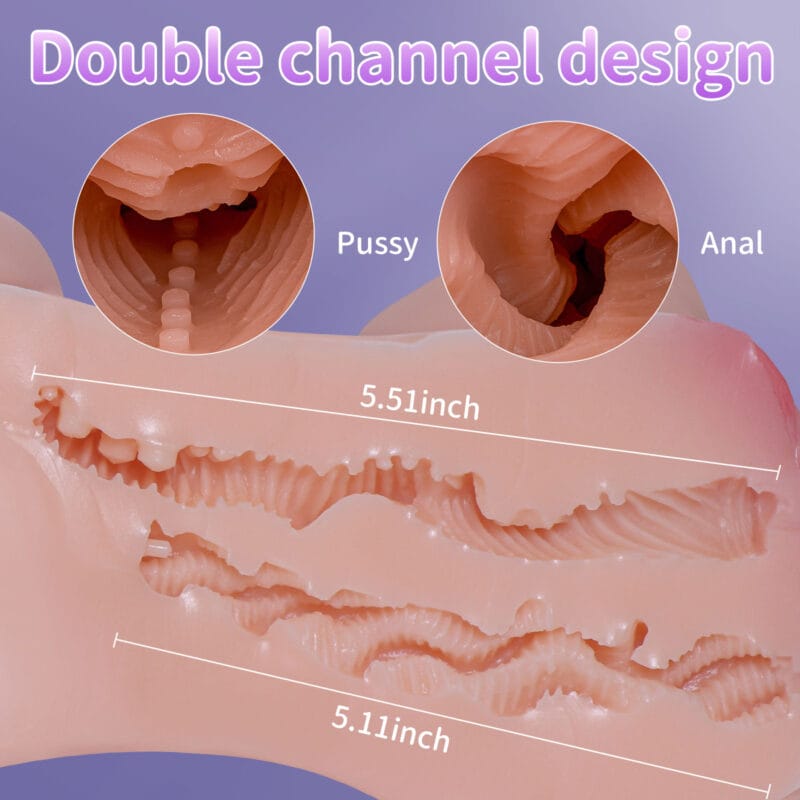 Cross-section view showing the double-channel interior.
